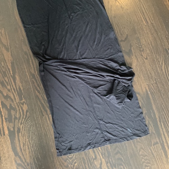 NWOT H&M Basics Maxi Black Long Dress size L - Picture 4 of 7